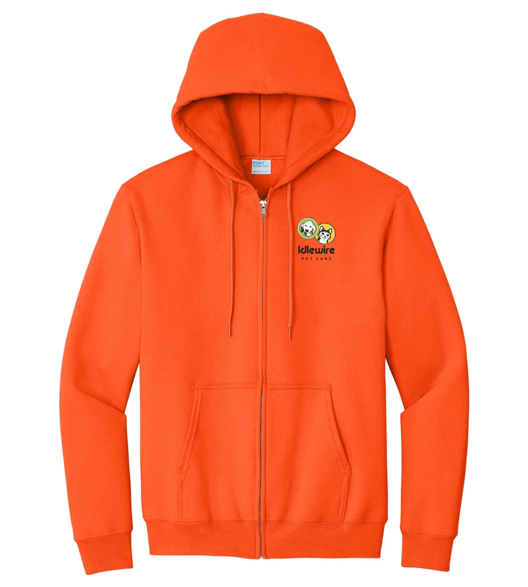 Port & Company Essential Fleece Full-Zip Hooded Sweatshirt