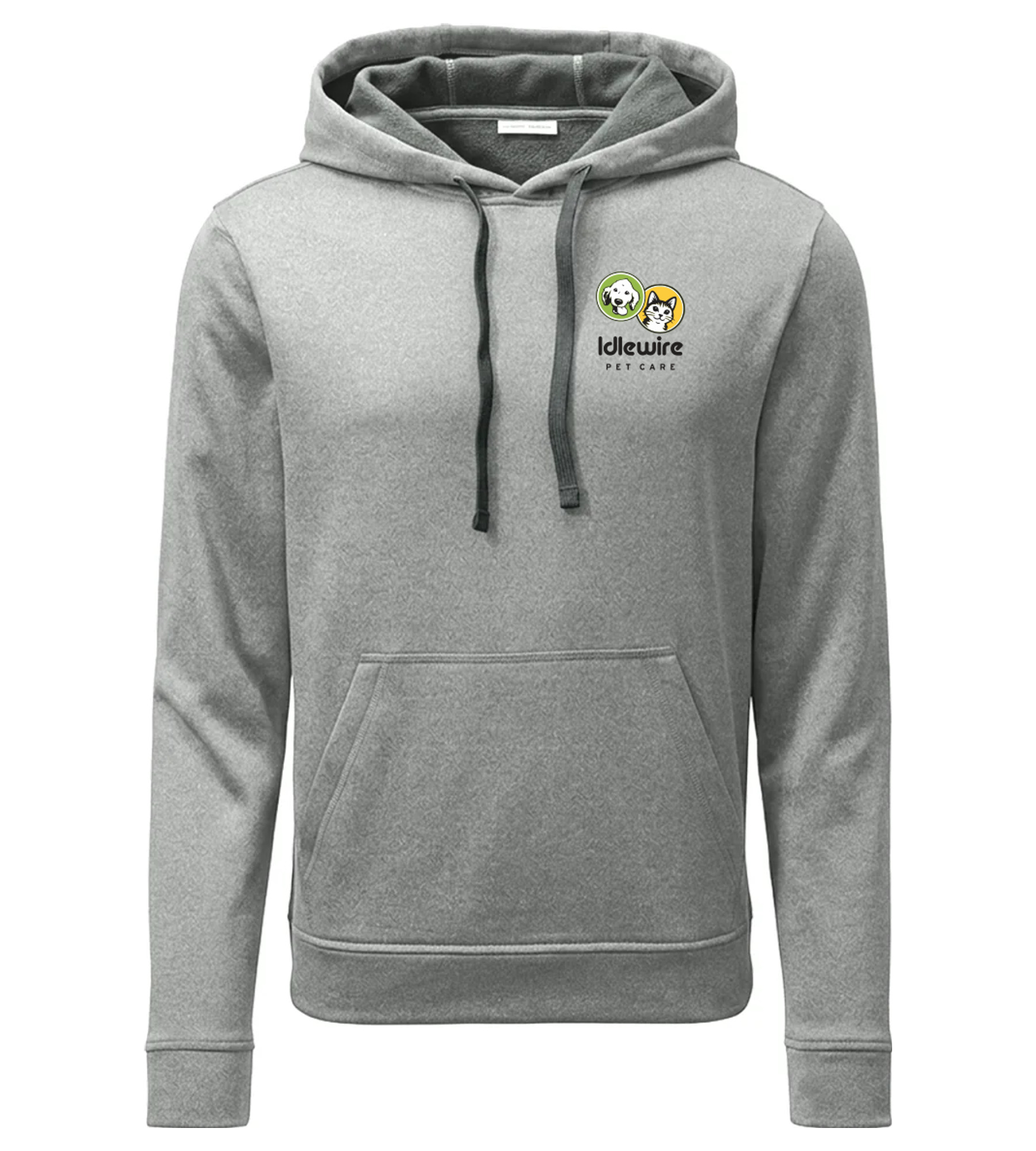 Sport-Tek PosiCharge Sport-Wick Heather Fleece Hooded Pullover